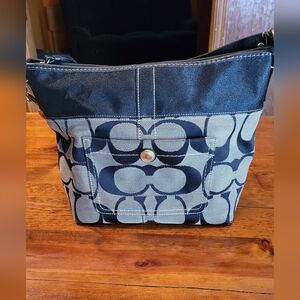 Coach Black and Gray Women's Bag